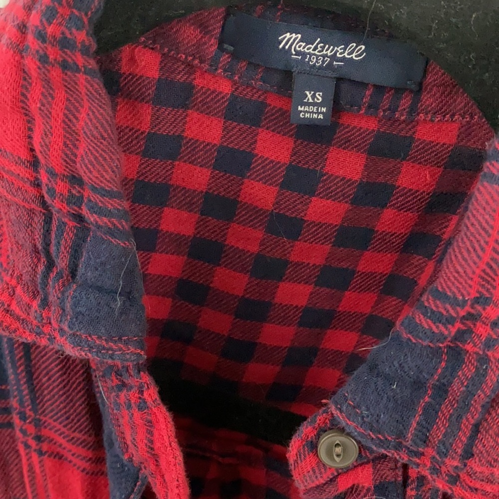 Madewell Flannel - Picture 3 of 3
